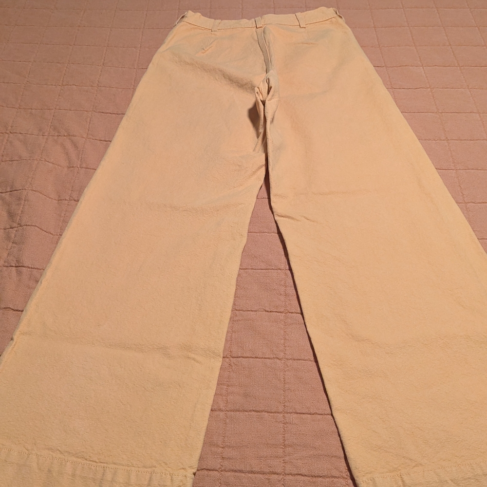 Jesse Kamm Peach Wide-Leg Sailor Pants